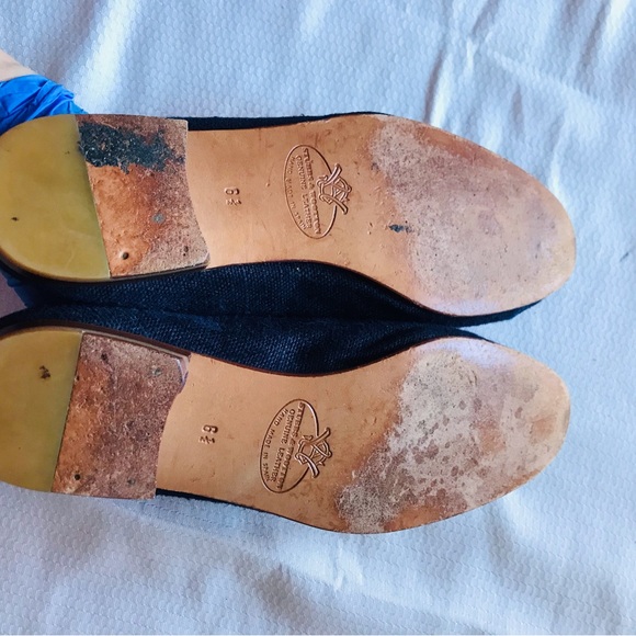 Stubbs & Wootton Navy Loafers with Colorful Flag Embroidery - Picture 7 of 10